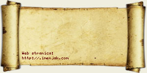 Jana Josijević vizit kartica